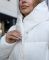Пуховик П-881 молоко