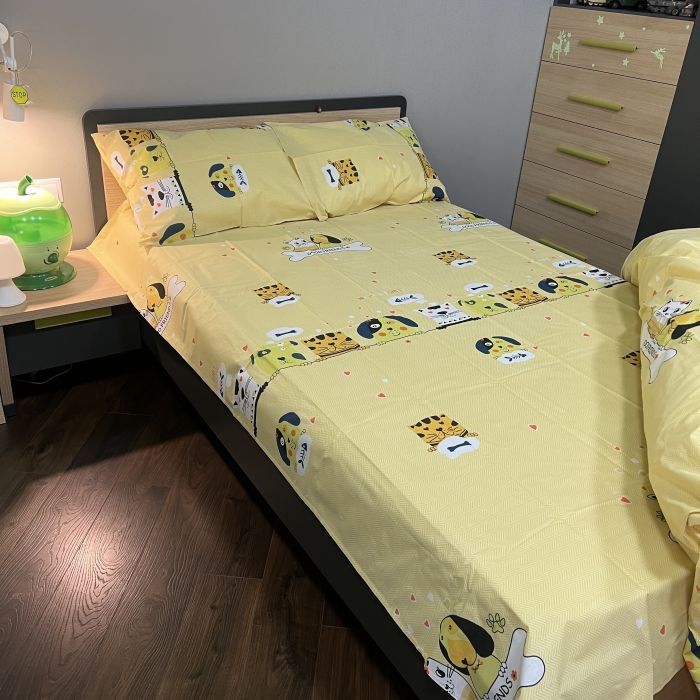 Комплект постільної білизни з кошенятками та цуциками Nicolas