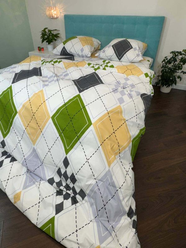 Комплект постільної білизни з сатину Luxe Linen