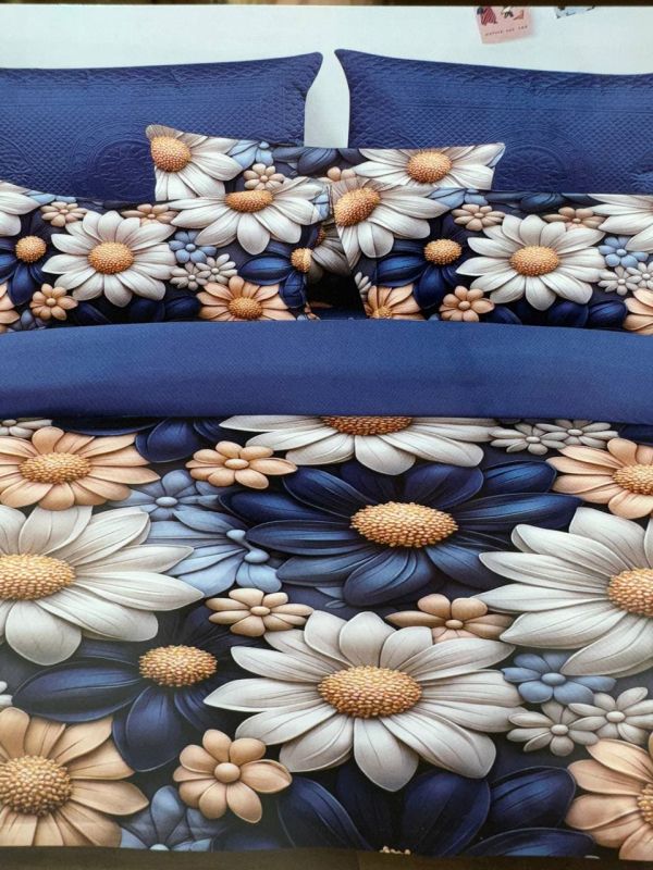 Комплект постільної білизни 5D Floral Symphony з резинкою