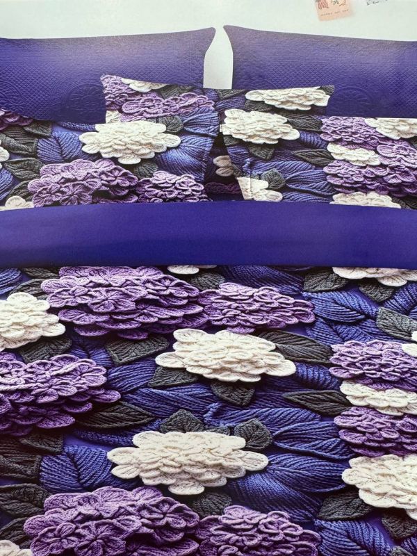 Комплект постільної білизни 5D Soft Bloom з резинкою